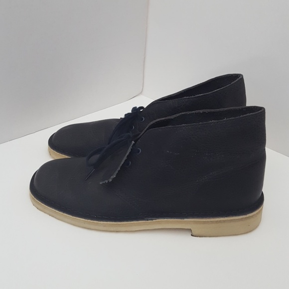 Clarks Originals blue pebble distress desert boots